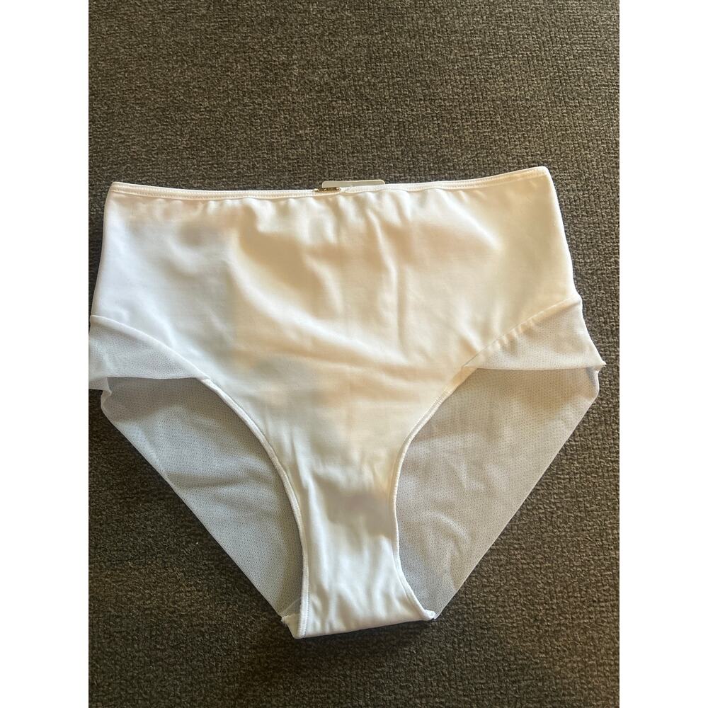 Diane Poitiere Panty Faja Tummy Control White Brief Seamless Panties Small NWT